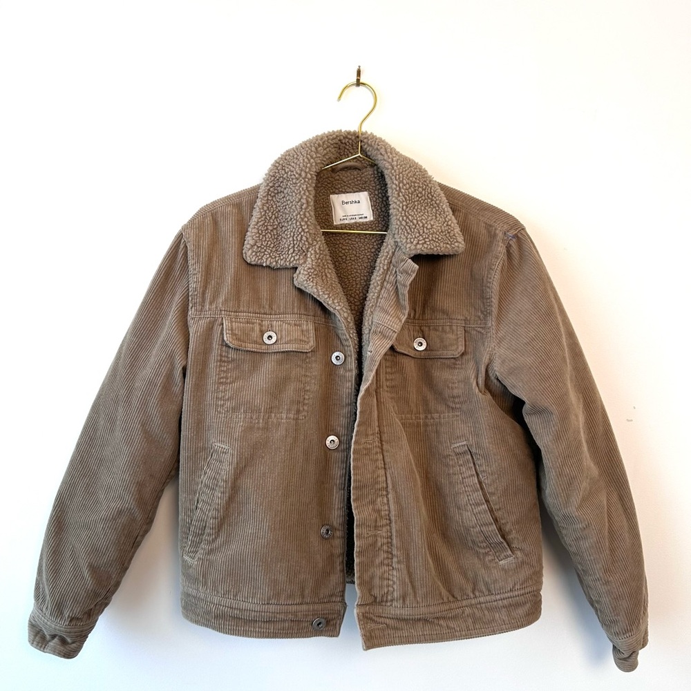 Sherpa lined bomber jacket